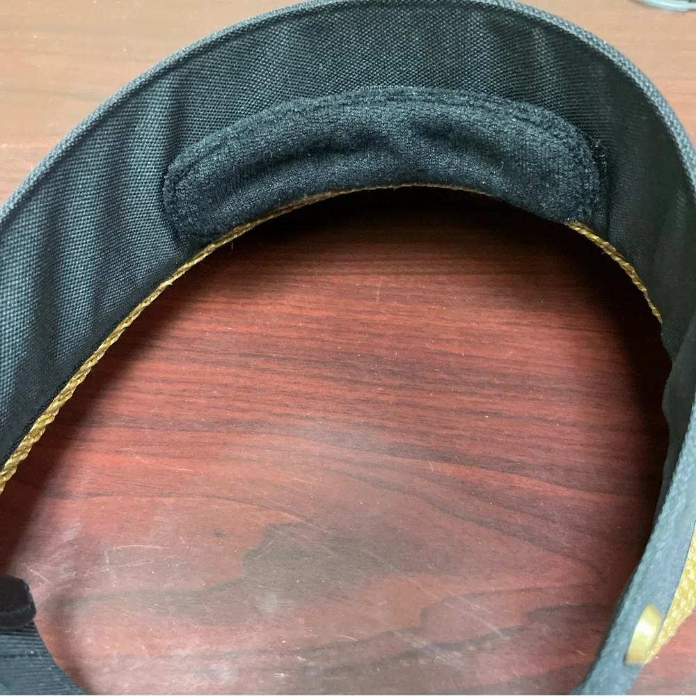 Eric Javits New York Woven Squishee Champ Visor Hat Black Natural UPF 50+ Sun - Picture 9 of 10
